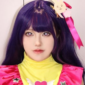 Eyemi Blind Ruby Hoshino Purple Cosplay Colored Contact Lenses