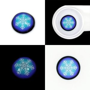 Eyemi Blind Snowflake Cosplay Colored Contact Lenses