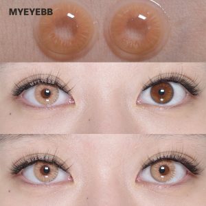 Eyemi Sin Brown Prescription Colored Contact Lenses