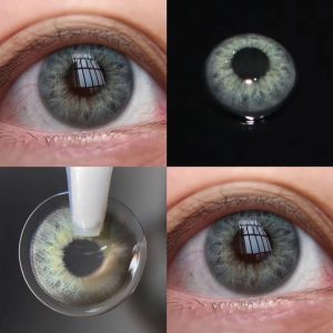 Eyemi DNA Taylor II Green Prescription Colored Contact Lenses