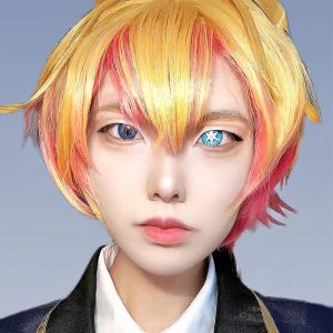 Eyemi Blind Aqua Hoshino Blue Cosplay Colored Contact Lenses