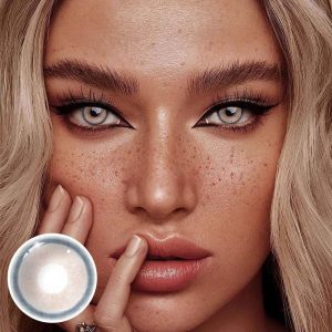 Eyemi Genshin Moon Grey Prescription Colored Contact Lenses