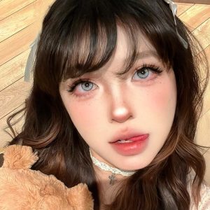 Eyemi Icy Cosmos Violet Grey Colored Contact Lenses | 1 Month