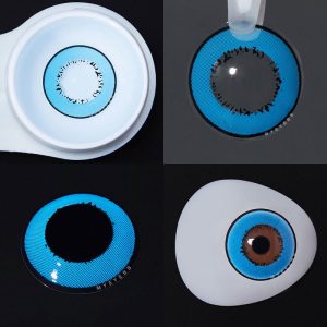 Eyemi Elements Blue Prescription Cosplay Colored Contact Lenses