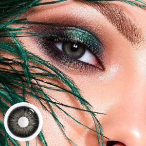 Eyemi New York III Black Prescription Colored Contact Lenses