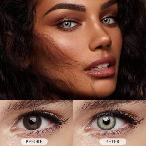 Eyemi Horizon Grey Prescription Colored Contact Lenses