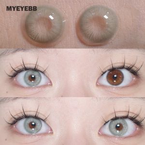 Eyemi Rome Times Green Prescription Colored Contact Lenses