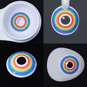 Coloredeye Circle Rainbow Prescription Cosplay Colored Contact Lenses