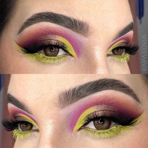 Solar Flare Brown Contact Lenses