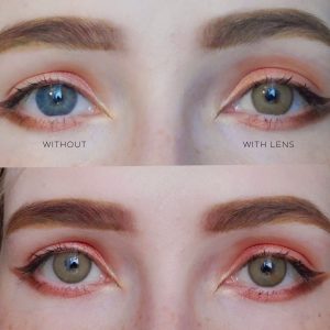Night Veil Lunar Brown Contact Lenses