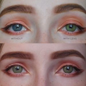 Night Veil Silky Green Contact Lenses