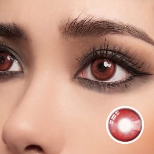 Red Hot Rebel Contact Lenses