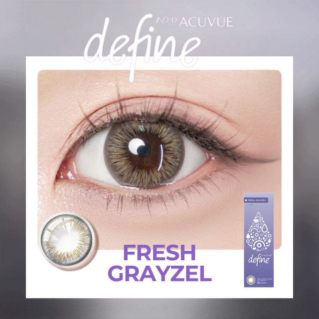 1 Day Acuvue Define Fresh Grayzel (30 Lenses) Contact Lenses