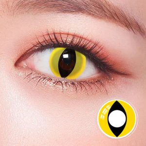 Yellow Cat Eyes Crazy Lens Contact Lenses
