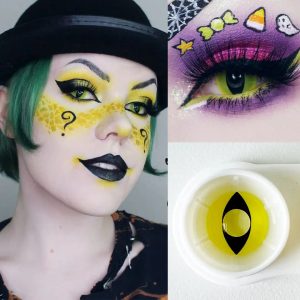Yellow Cat Eyes Crazy Lens Contact Lenses