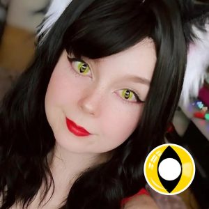 Yellow Cat Eyes Crazy Lens Contact Lenses