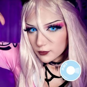 Intense Light Blue Contact Lenses