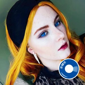 Intense Navy Blue Contact Lenses