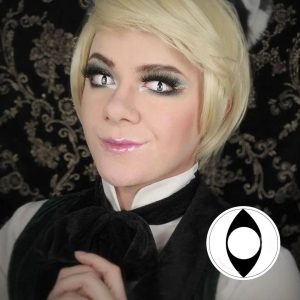 White Cat Eyes Crazy Lens Contact Lenses