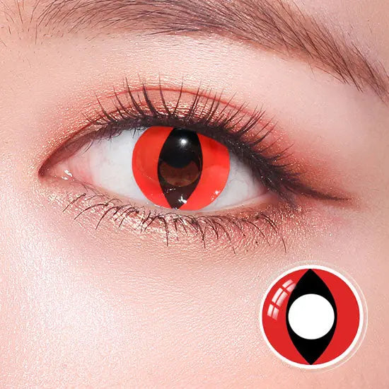 Red Cat Eyes Crazy Lens Contact Lenses
