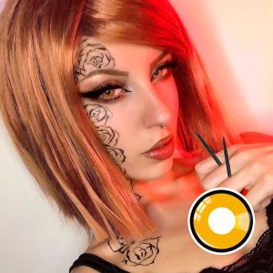 Orange Manson Crazy Lens Contact Lenses