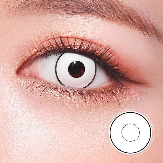White Manson Crazy Lens Contact Lenses