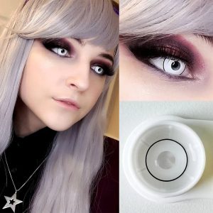 White Manson Crazy Lens Contact Lenses