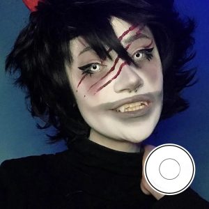 White Manson Crazy Lens Contact Lenses