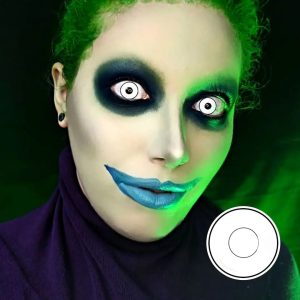 White Manson Crazy Lens Contact Lenses