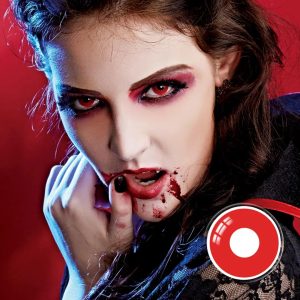 Intense Red Contact Lenses