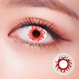 Blood Splat Halloween Lens Contact Lenses