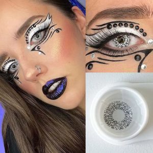 White Ghost Eyes Halloween Lens Contact Lenses