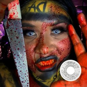 White Ghost Eyes Halloween Lens Contact Lenses