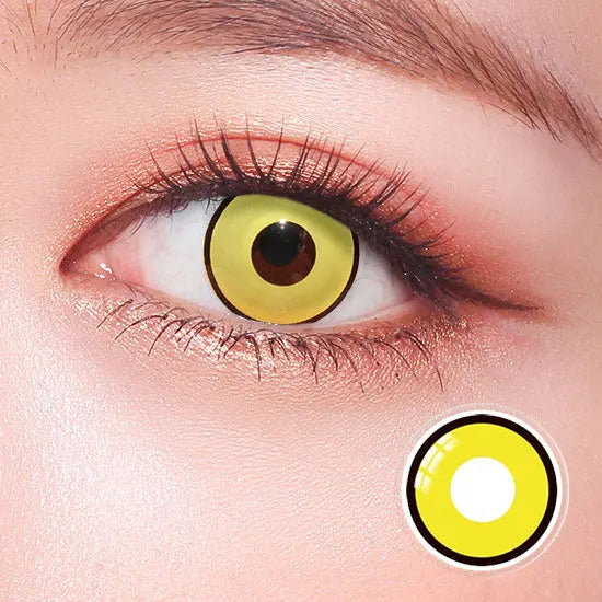 Yellow Manson Crazy Lens Contact Lenses