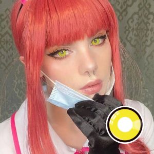 Yellow Manson Crazy Lens Contact Lenses