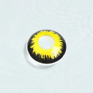 Yellow Eclipse Halloween Lens Contact Lenses