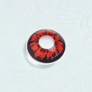 Red Hellfire Crazy Lens Contact Lenses