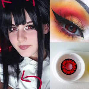 Red Hellfire Crazy Lens Contact Lenses