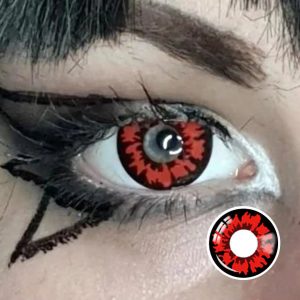 Red Hellfire Crazy Lens Contact Lenses