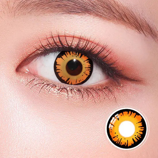 Yellow Twilight Crazy Lens Contact Lenses