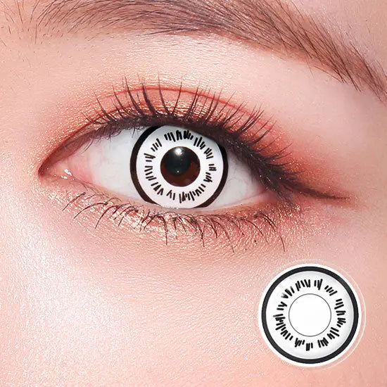 White Eye Crazy Lens Contact Lenses