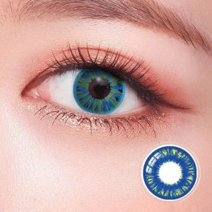 Schizoid Blue Contact Lenses