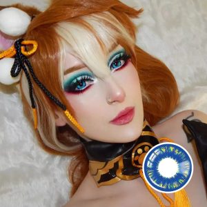 Schizoid Blue Contact Lenses