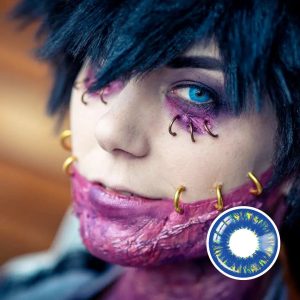 Schizoid Blue Contact Lenses