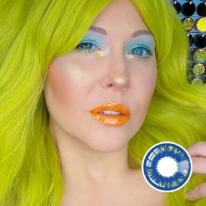 Schizoid Blue Contact Lenses