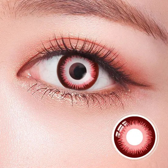 Diablo Red Crazy Lens Contact Lenses