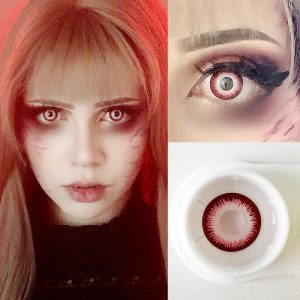 Diablo Red Crazy Lens Contact Lenses