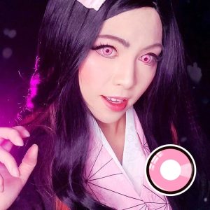 Pink Manson Crazy Lens Contact Lenses