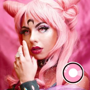Pink Manson Crazy Lens Contact Lenses