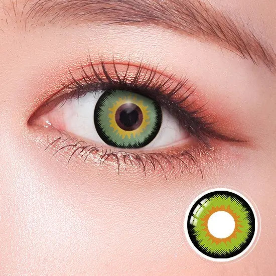 Green Werewolf Crazy Lens Contact Lenses